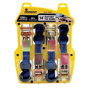 14Ftx1 Blue Rat Tie Dwn W/ Hook 4Pk