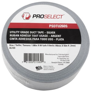 2X60 Duct Tape Util Grd Silv