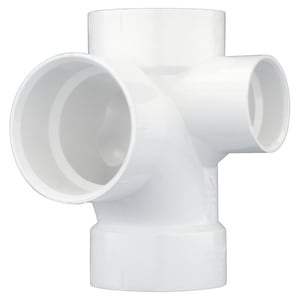 3 Pvc Dwv San Tee W/ 2 R&Lhi