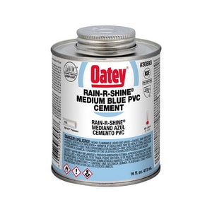 16 Oz Pvc Blue Rain R Shine Cmnt