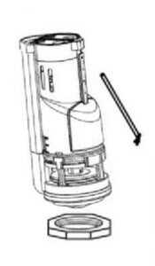 Flush Vlv Assy F/ Aquia