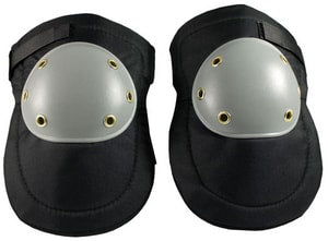 Knee Pads Hard Plas Cap Gray