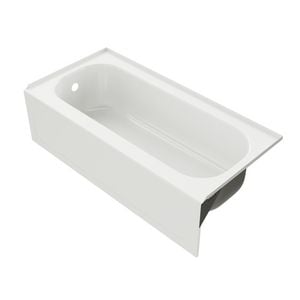 60X30X16.25 Lh Stl Tub Afr *Fols Wh