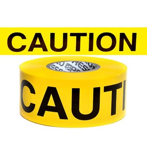 3X1000 4 Mil Barr Tape Caution Yell