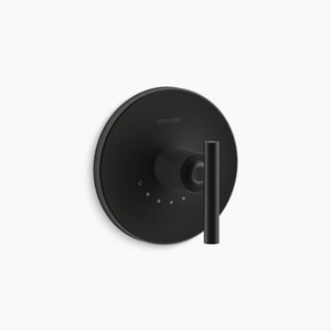 Single Handle Valve Trim in Matte Black