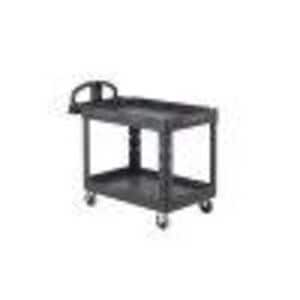Hvy Dyty Utl Cart 2 Shelf Blac