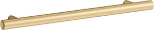 9 in. Cabinet Pull in Vibrant Brushed Moderne Brass
