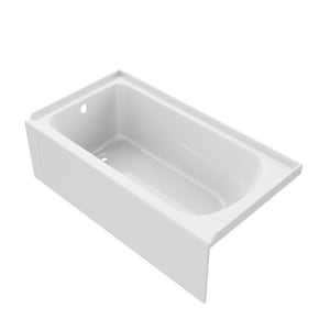 60X36 Lh Acr Bath W/ Skt *Hillsb Wh