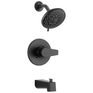 Single Handle Multi Function Bathtub & Shower Faucet in Matte Black (Trim Only)