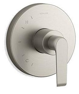 Single Handle Pressure Balancing Valve Trim in Vibrant Brushed Nickel