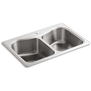 @ 33X22 1H 2B Sr Sink *Stacca Ss