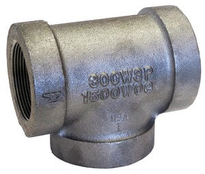 1-1/4 Blk Mi 300# Tee