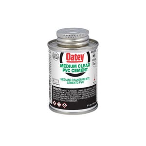 4 Oz Pvc Med Clr Cmnt