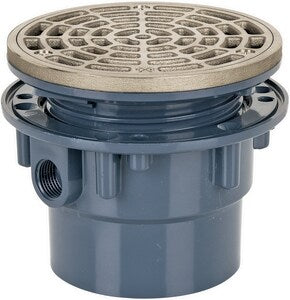 3 Pvc Adj Flr Drn W/ Ni Top