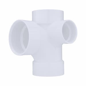 3 Pvc Dwv San Tee W/ 2 Rhi