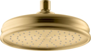 Single Function Showerhead in Vibrant® Brushed Moderne Brass