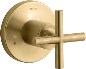 Single Handle Diverter Valve Trim in Vibrant® Brushed Moderne Brass