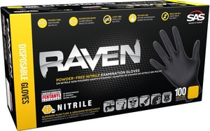 Raven Nitr Dispbl Glv Med 100 Pk