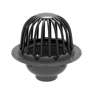 4 Pvc Roof Drn W Abs Dome