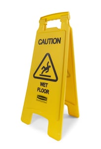 Flr Sign Wet Flr Yell