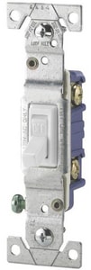 120V Sgl Pole Elec Tog Swch Whit