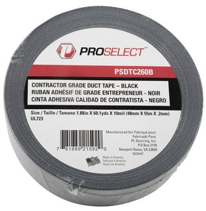 2X60 Duct Tape Prem Grd Blk