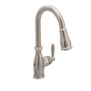 Single Handle Pull Down Touchless Kitchen Faucet in Spot Resist Stainless