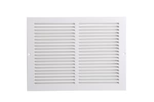 30 x 8 in. Residential 1-way Return Grille in White Steel