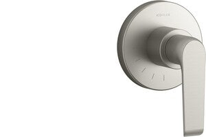 3-3/8 in. Zinc Handle in Vibrant Brushed Nickel