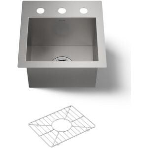 @ 15X15 3H Bar Sink *Vault Ss