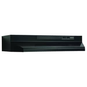 24 in. Under Cabinet Range Hood in Black