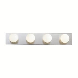 60W 4-Light Medium Base Sconce in Brushed Nickel