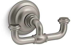 2 Robe Hook in Vibrant Brushed Nickel