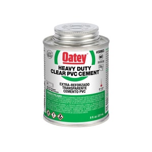 8 Oz Pvc Hd Clr Cmnt