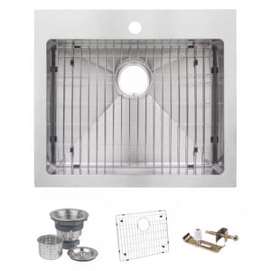 24X21 1H 1B Sr Ss Tm Bar Sink