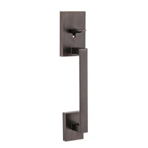 Handle Only with Halifax Square Lever in Venetian Bronze