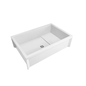 36X24X10 Mop Basin W/ Ss Drn