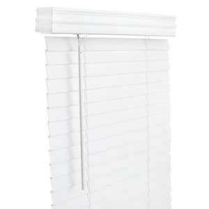 24X60 2 Faux Wood Crdl Blnd Whit