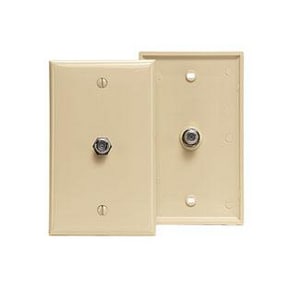 Ivor Flush Mtg Cable Jack W/ F Conn