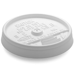 Sip-Thru Lid F/ 10Oz Whit 1000/Ca