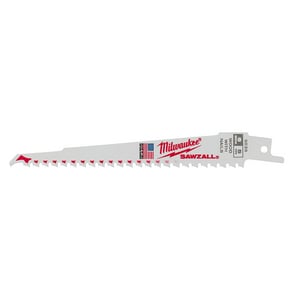 6 6T Super Sawzall Recip Bld 5Pk