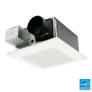110 CFM Bathroom Exhaust Fan in White