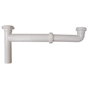 1-1/2 x 16 in. Plastic Slip Joint End Outlet Waste with Adjustable Arm