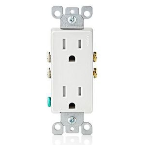 15A Dup Decora Recept 125V Whit