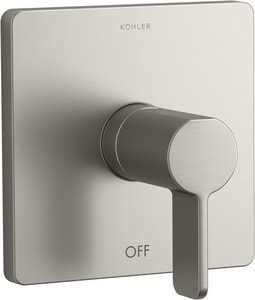 Single Handle Pressure Balancing Valve Trim in Vibrant Brushed Nickel