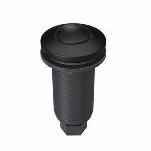 Sink Top Air Switch Button in Matte Black