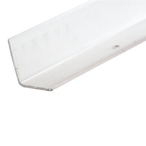2-1/2X48 Cnr Shld W/ Holes Clr 6 Pk