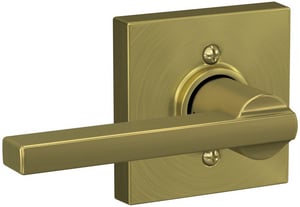 Latitude Non-Turning One-Sided Dummy Door Lever With Collins Trim