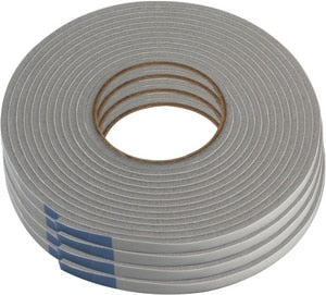 17 Vinyl Foam Tape Gray 4Pk