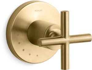 Single Handle Volume Control Valve Trim in Vibrant® Brushed Moderne Brass